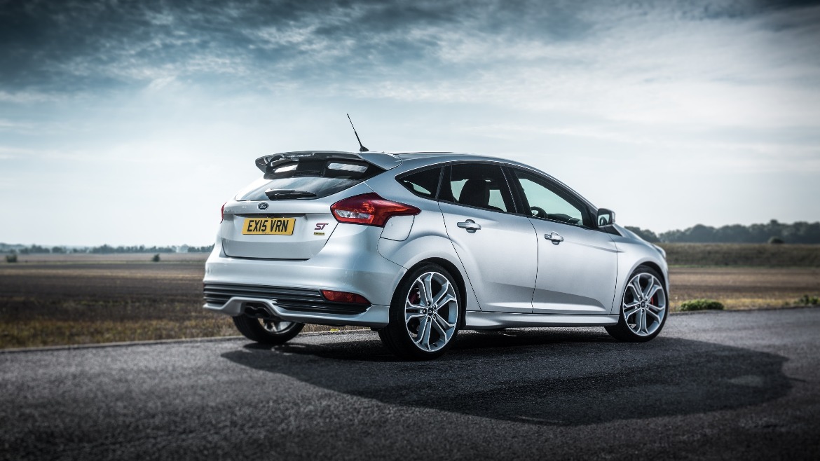 Silver Ford Focus ST Mountune 5