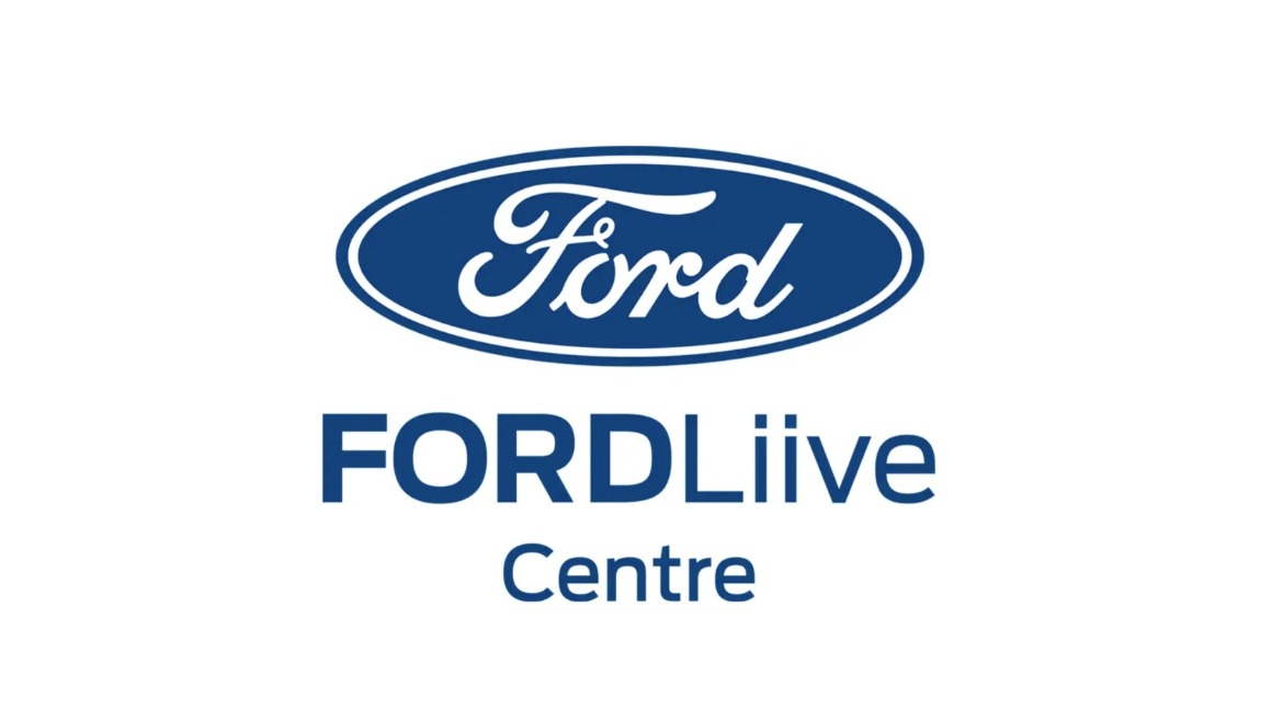 Ford logo featuring FORDLiive Centre