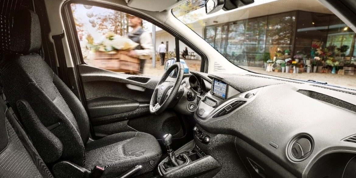 New Ford Transit Courier cabin