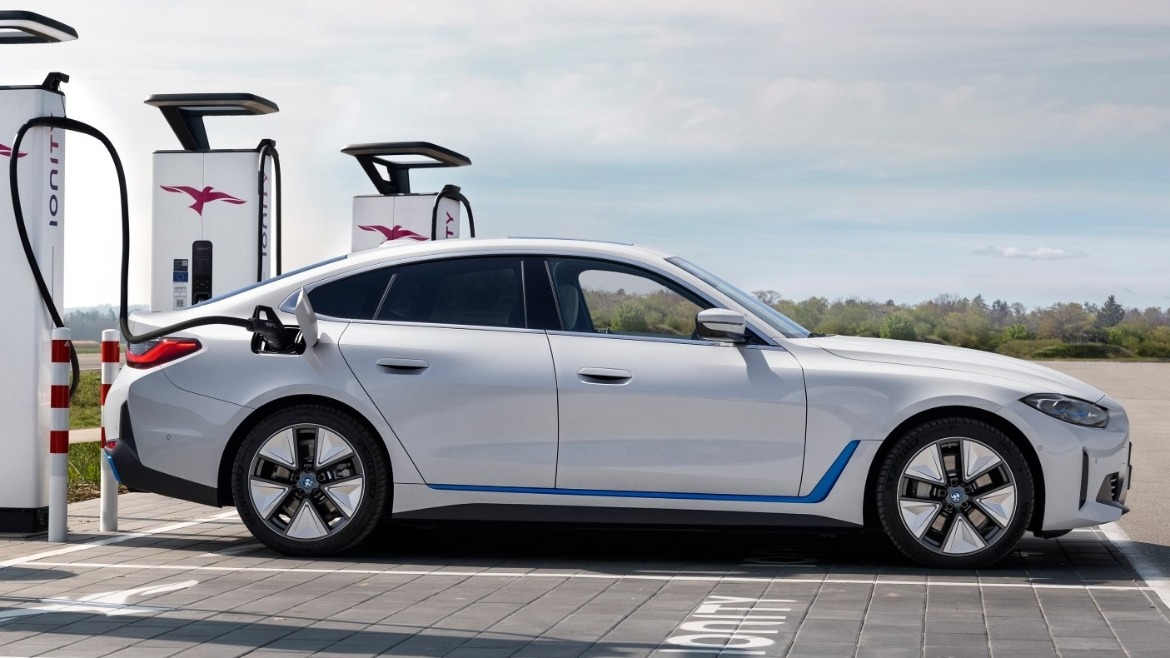 New BMW i4 Electric Car