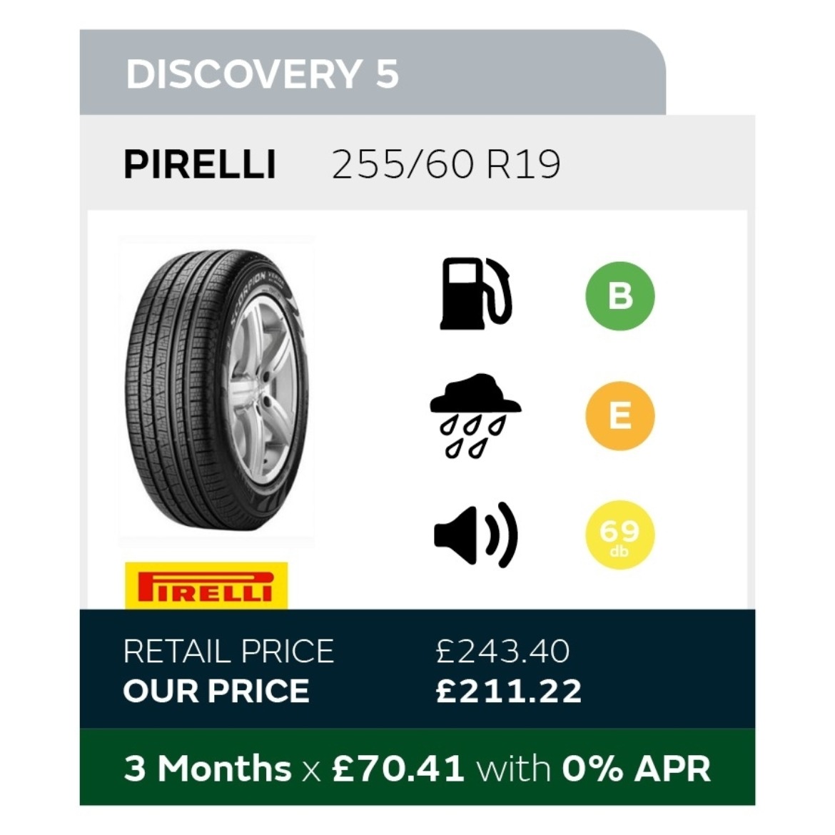 Discovery 5 Tyre Offer