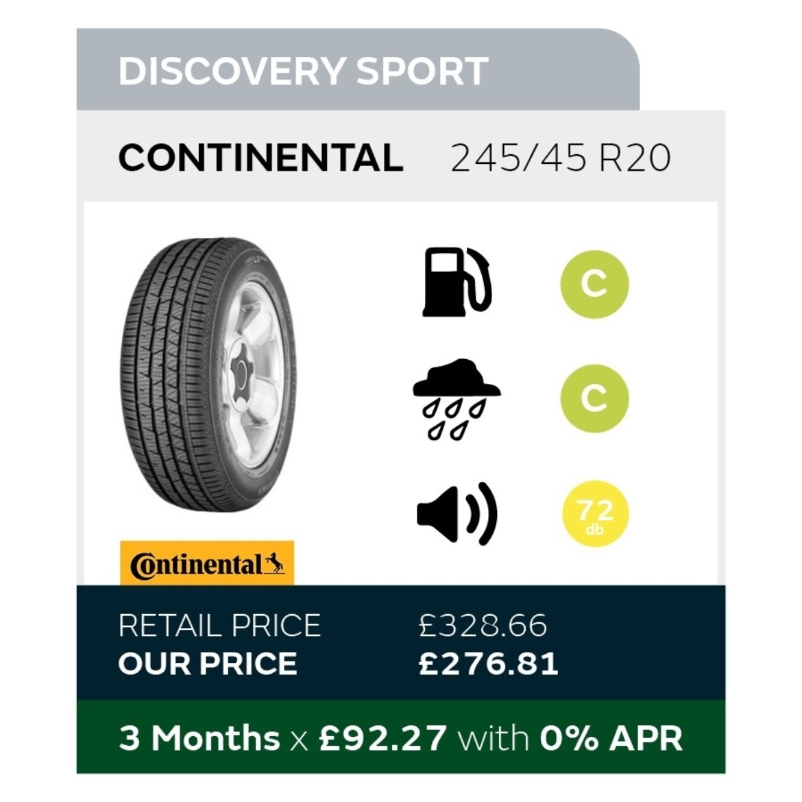 Discovery Sport Tyre Offer