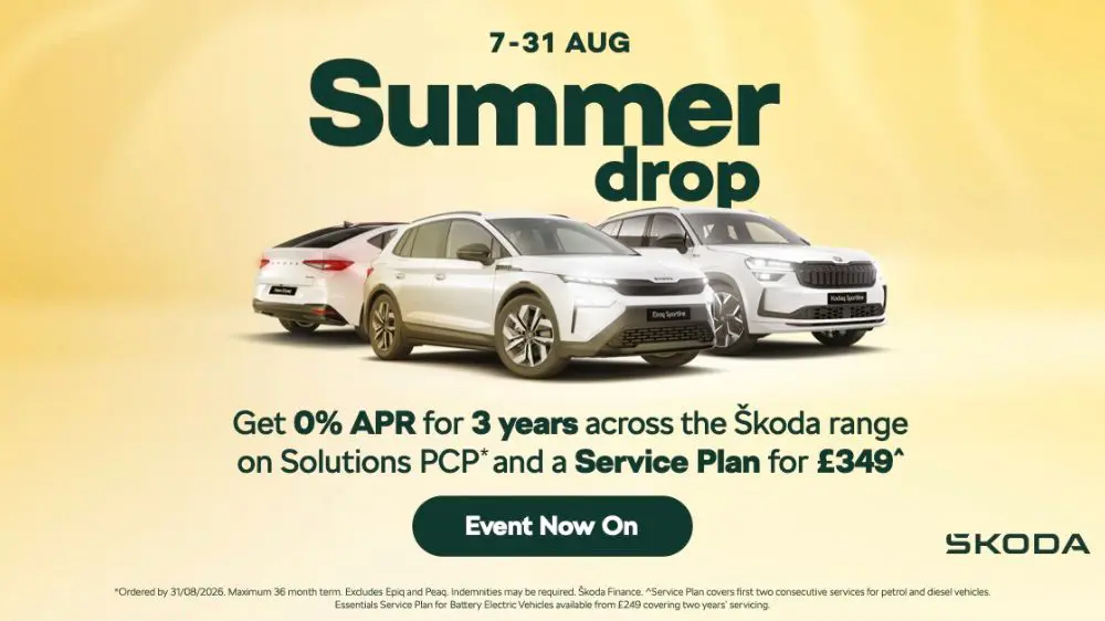 Summer Drop Skoda Banner