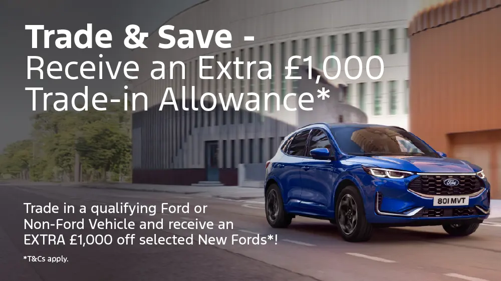 DS 3420 Ford Trade & Save Promo Scrolling Banner 1000X562 Desktop