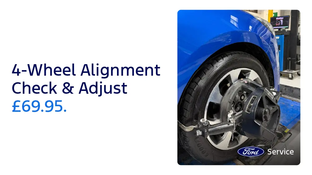 DS 2871 Q126 Ford Aftersales Offers 4 Wheel Alignment Promo Scrolling Banner Desktop 1000X562