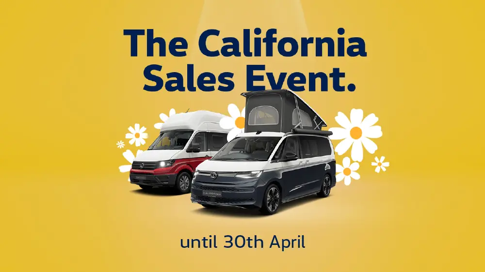 DS 3303 VW CV California Sale Event Digital Assets Promo Scrolling Banner 1000X562 Desktop