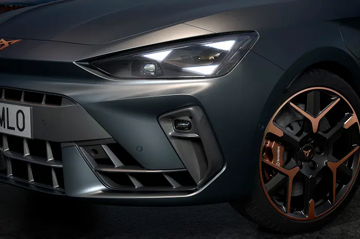 CUPRA Leon PA Detailed View Of Matrix LED Headlamps