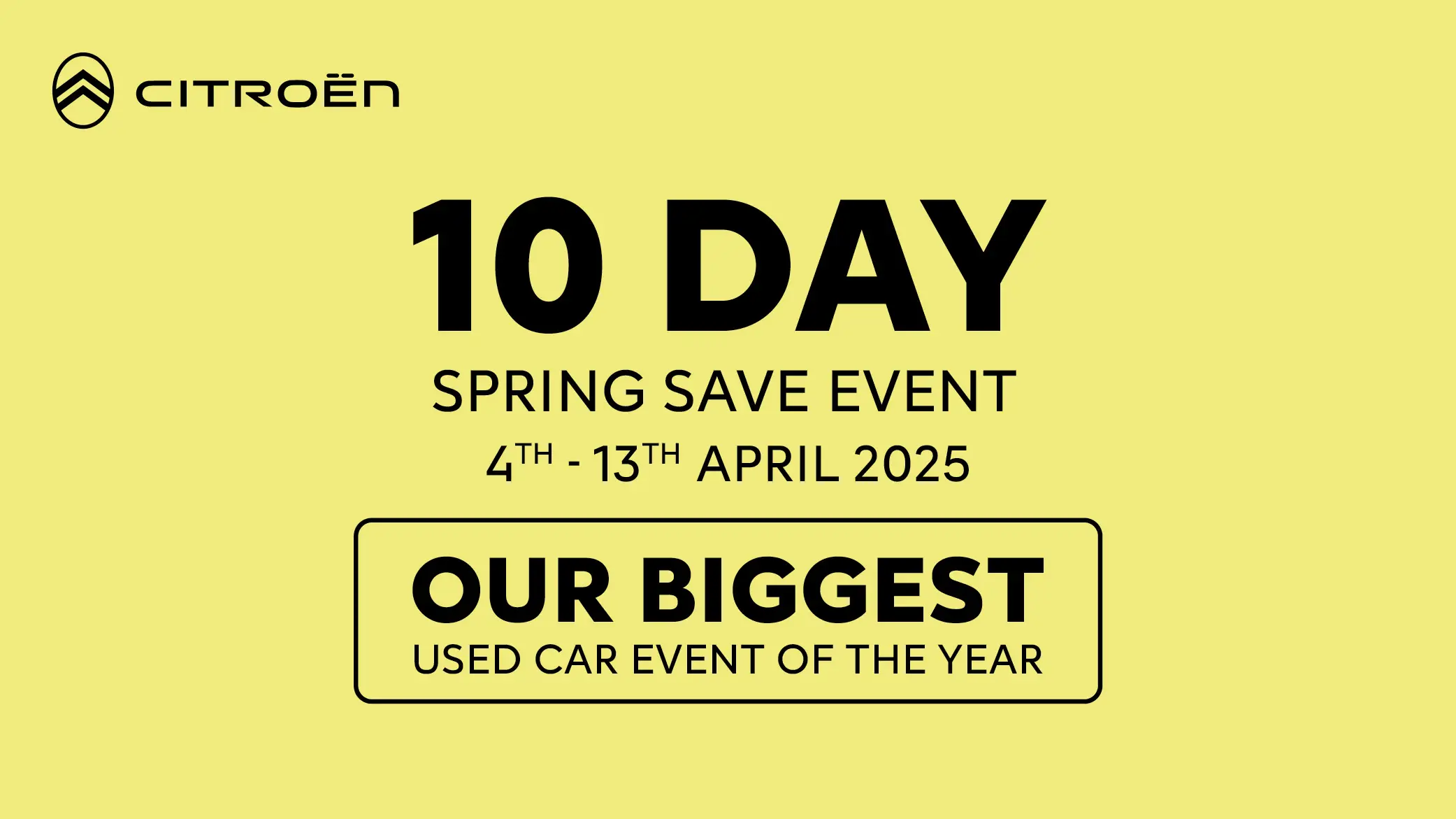 Promo Scrolling Banner Desktop 1000X562 Citroen 10 Day Spring Save Event9