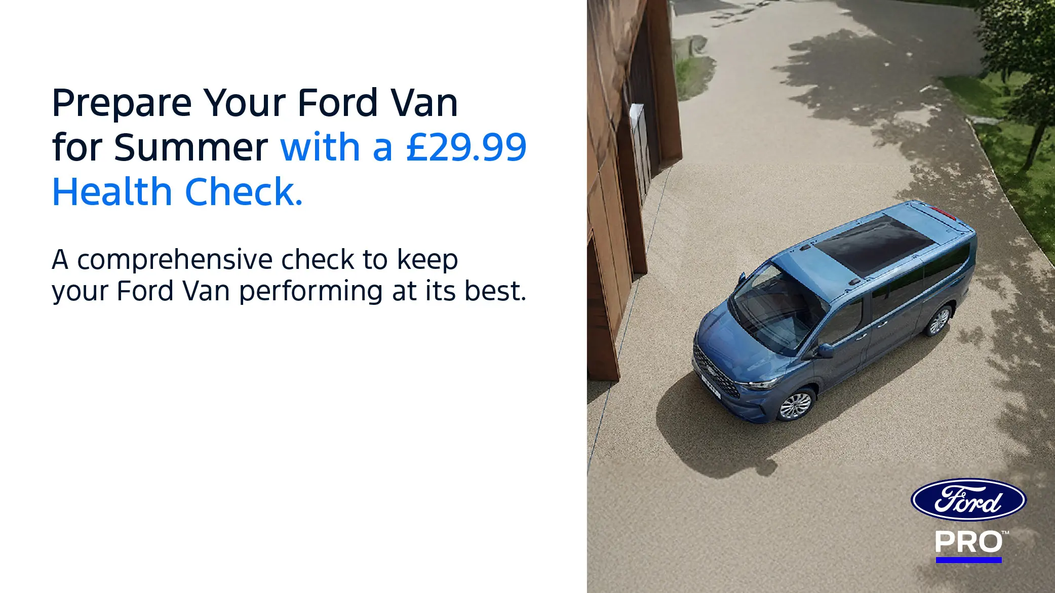 DS 3545 Ford CV Summer Health Check Promo Scrolling Banner Desktop 1000X562