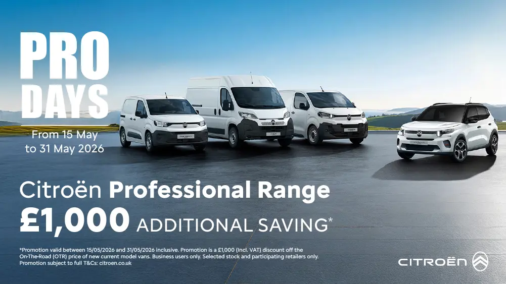 Promo Scrolling Banner Desktop 1000X562 Citroen LCV Promo