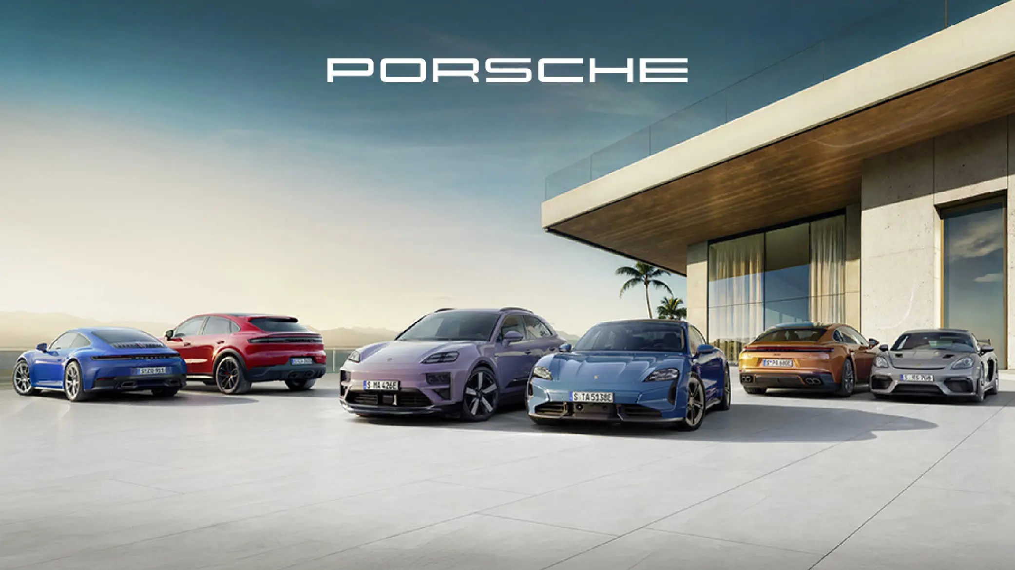 Porsche Summer Showcase Promo Scrolling Banner Desktop 1000X562