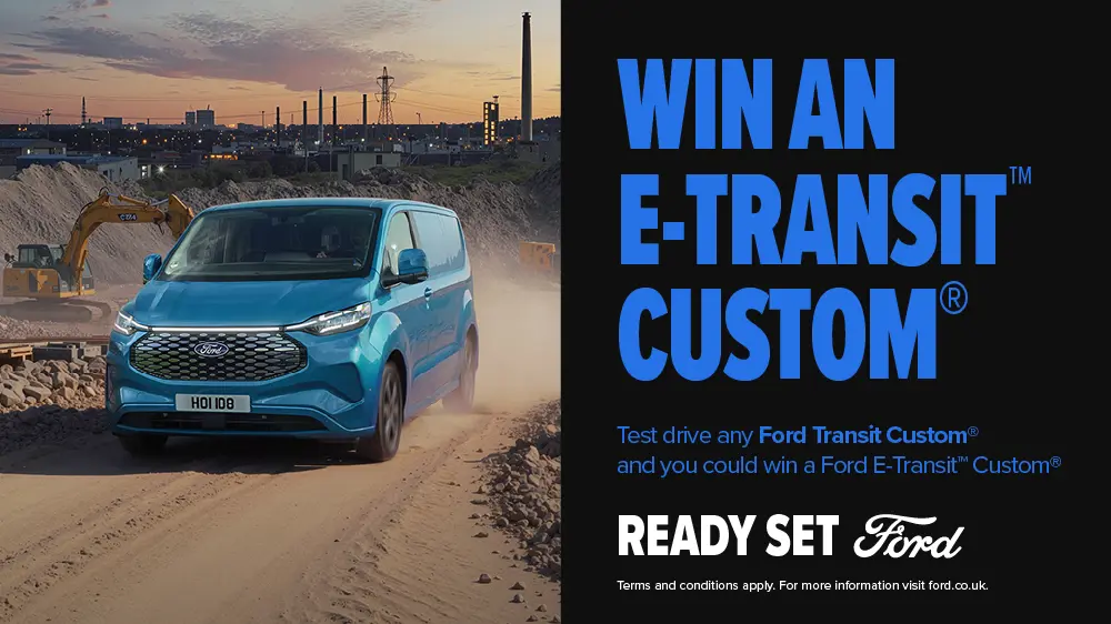 DS 2770 Win An E Transit Custom Components Featured Content Block Desktop 1000X562