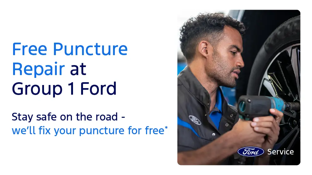 DS 2871 Q126 Ford Aftersales Offers Puncture Repair Promo Scrolling Banner Desktop 1000X562