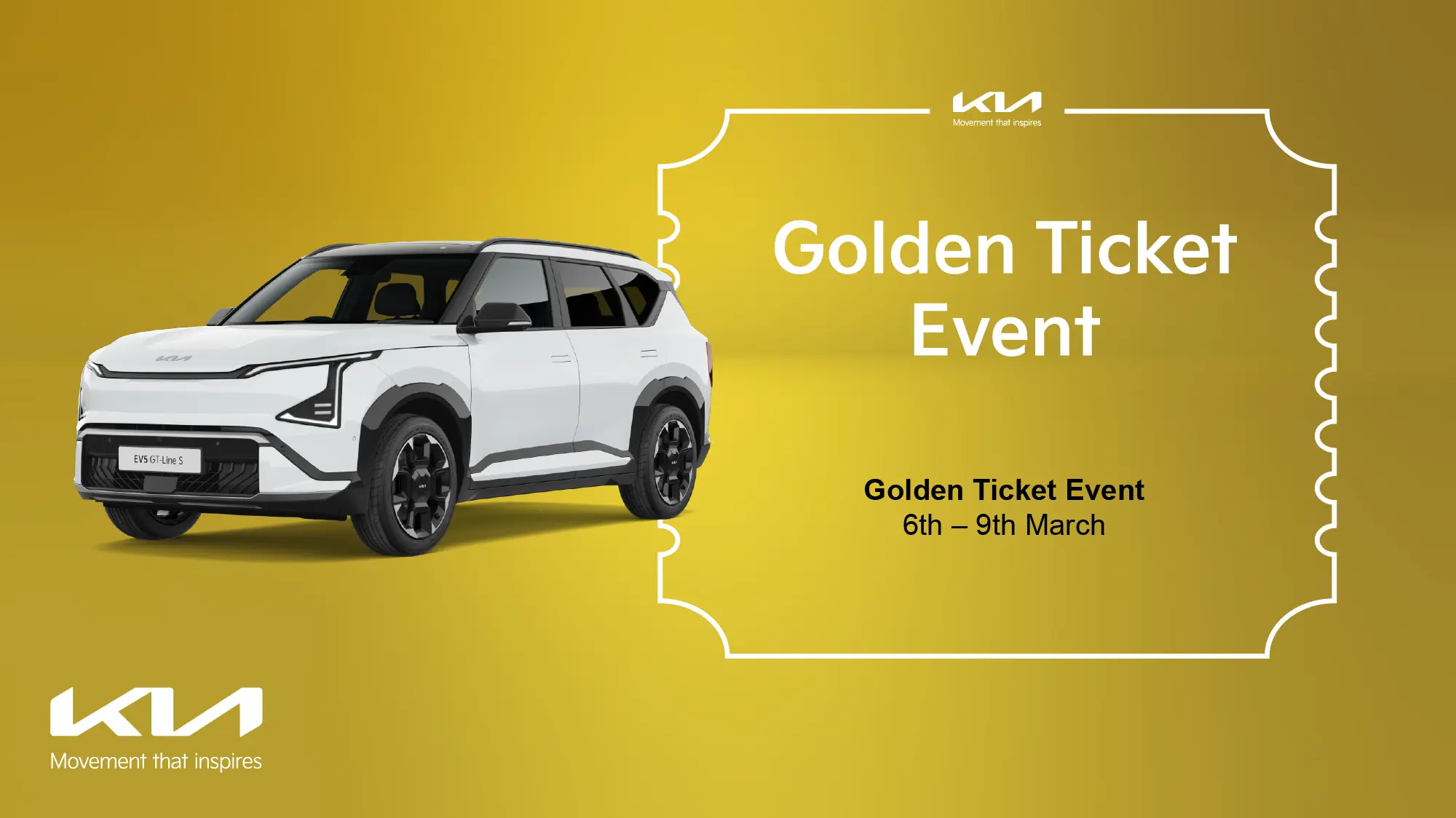DS 3019 Kia Golden Ticket Eventpromo Scrolling Banner 1000X562 Desktop