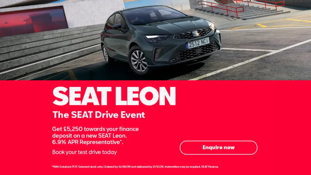 SEAT SUMMER DRIVE EVENT BANNER
