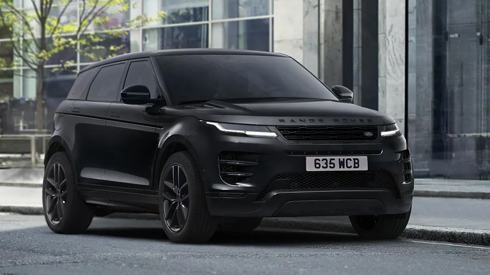 Components Featured Block Content 1000X562 Desktop Land Rover 25MY Range Rover Evoque EDITION F34 Santorini Black F