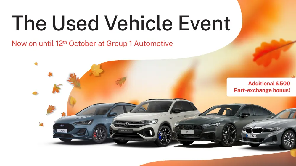 DS 1998 Group 1 October Used Car Event Group 1 Promo Scrolling Banner Desktop 1000X562 (1)