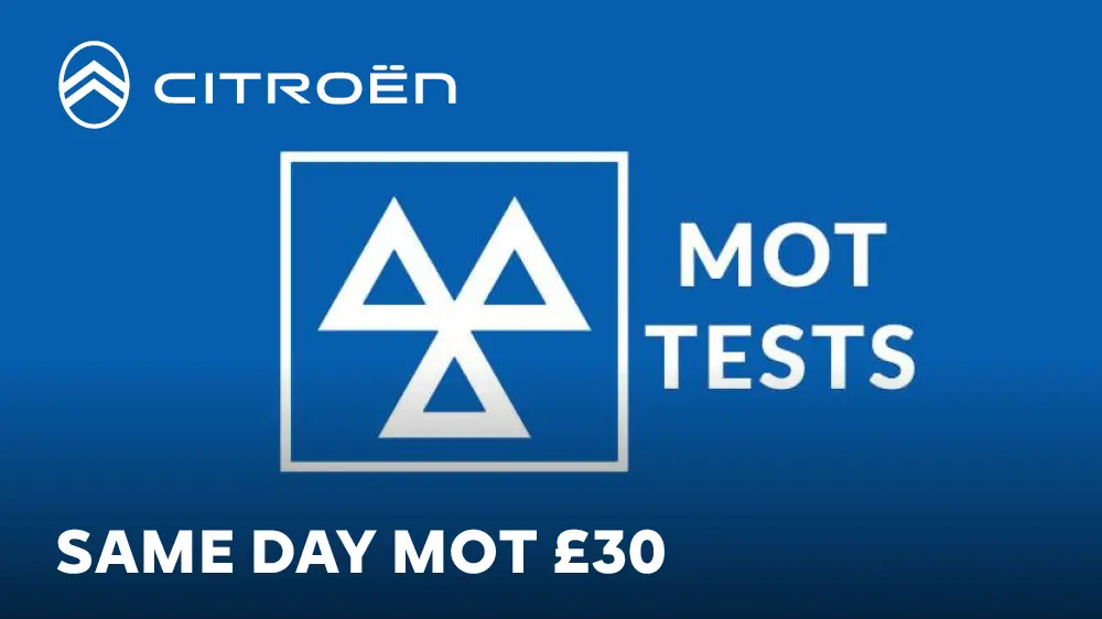 Components Featured Content Block Desktop 1000X562 Citroen MOT Offer