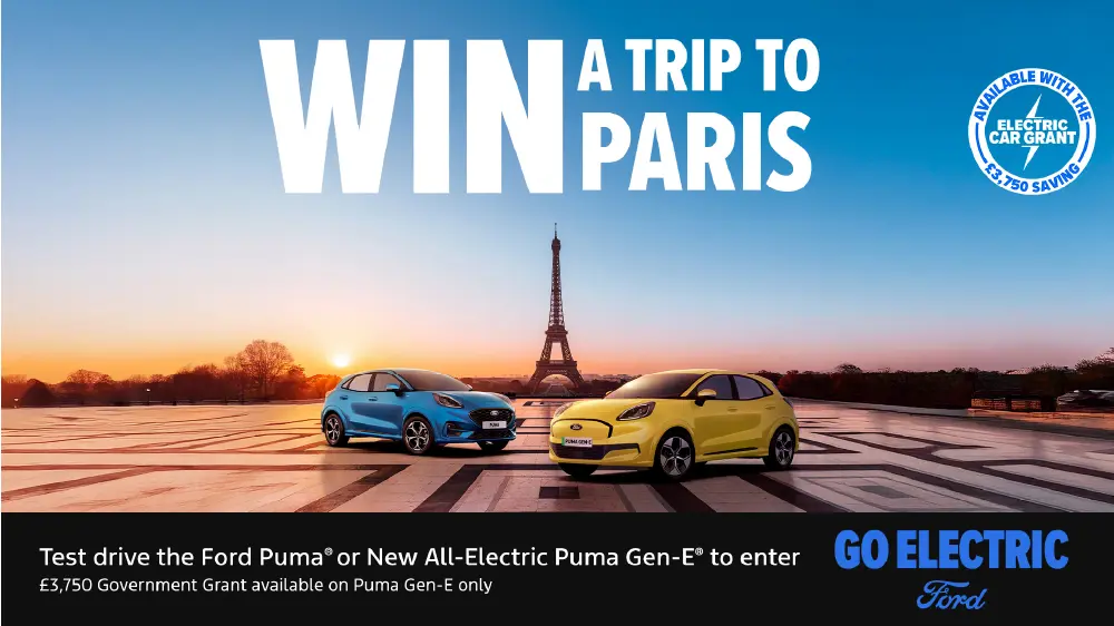 DS 2096 Win A Trip To Paris Promotion Promo Scrolling Banner 1000X562 Desktop