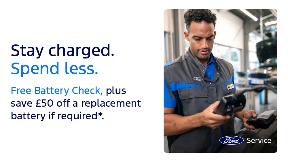 DS 2871 Q126 Ford Aftersales Offers Battery Check Promo Scrolling Banner Desktop 1000X562