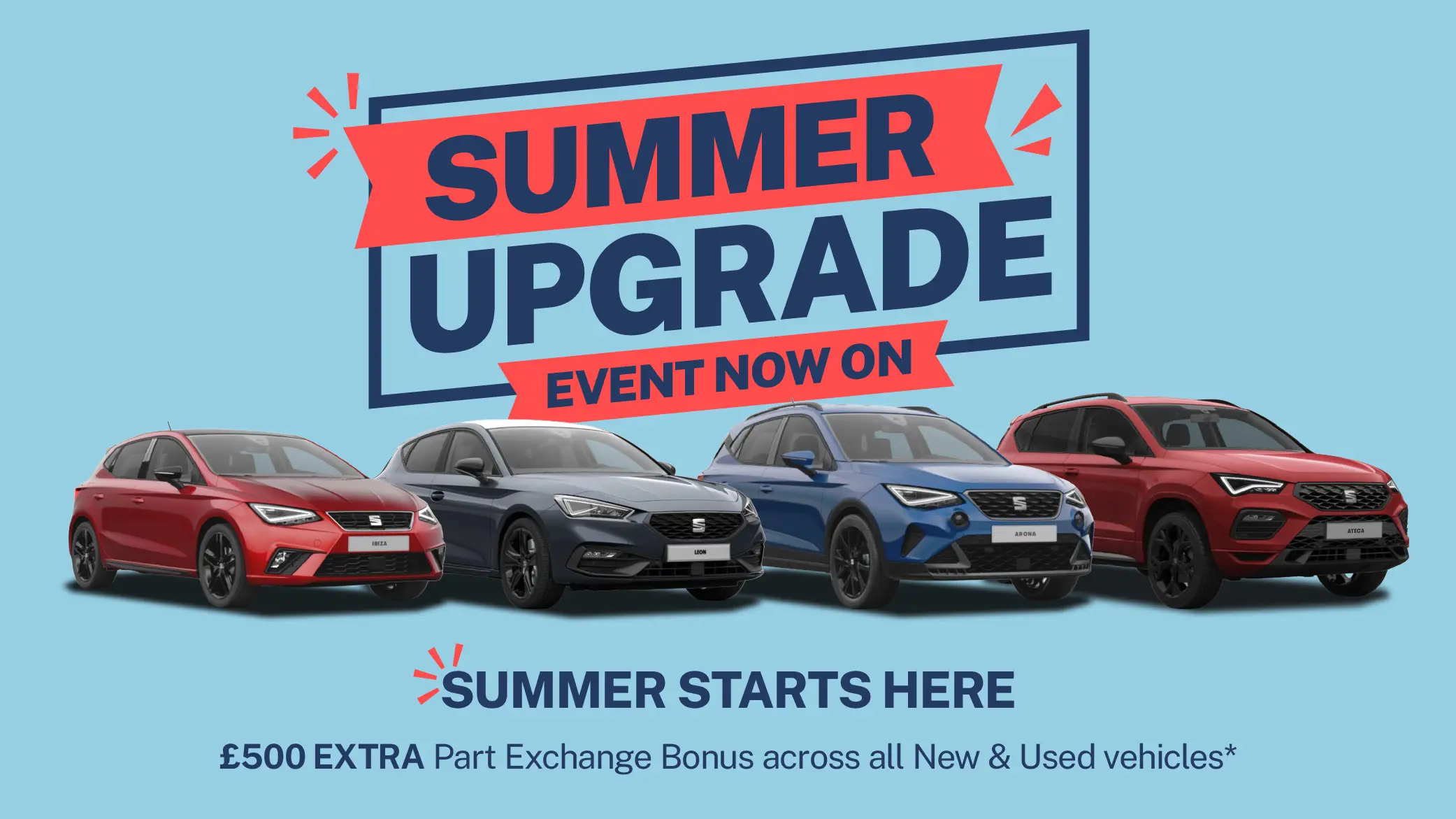 Group 1 Summer Event SEAT Promo Scrolling Banner 1000X562 Desktop